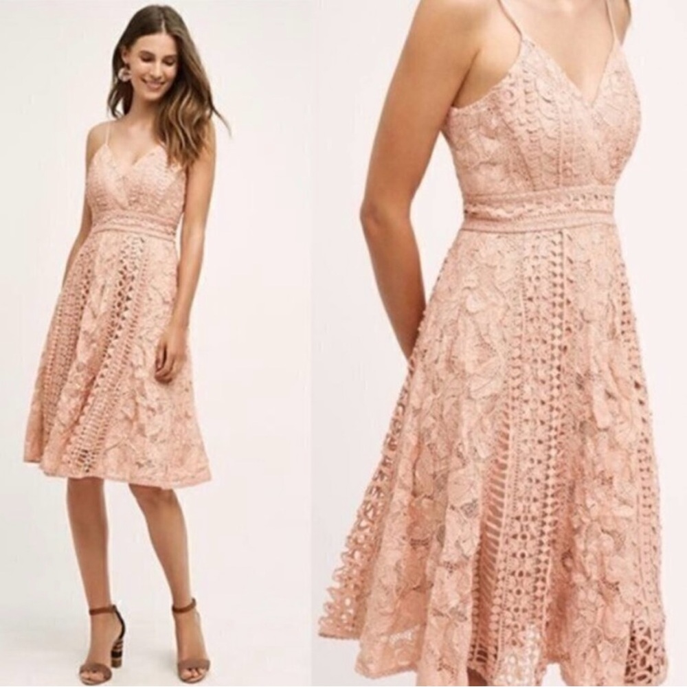 NWT Anthropologie Astrid Lace Dress HD in Paris